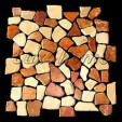 Mozaika marmurowa Mix White & Red (Tiles)